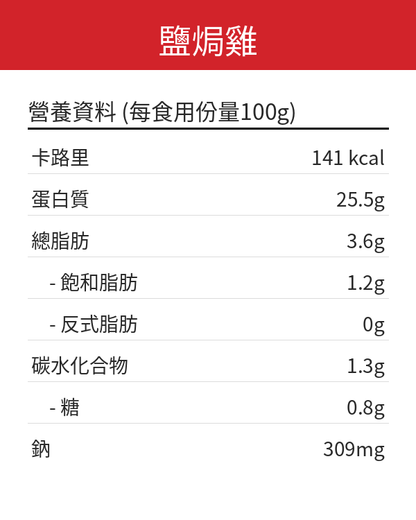 Salt-baked chicken flavor ready-to-eat chicken breasts [200g]